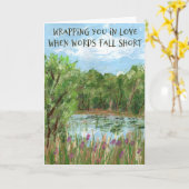 Étang de carte Sympathie (Fleur jaune)