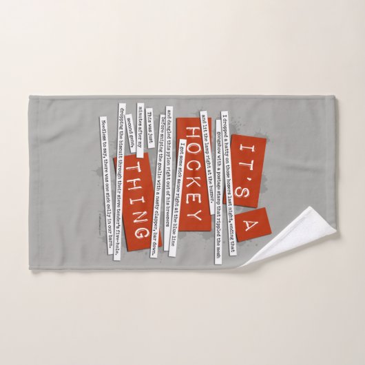 Étang de hockey (Serviette à main)