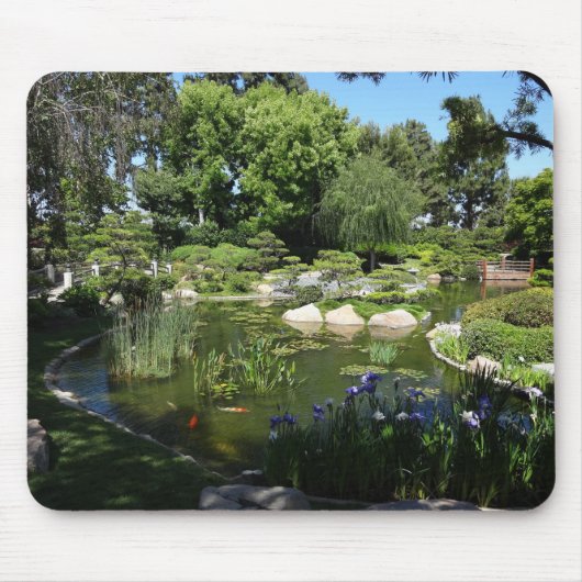 Étang de Koi de jardin et tapis de souris japonais (Devant)