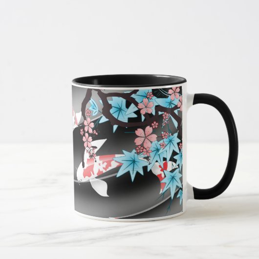 Étang de Koi - ressort - tasse de conception de (Droite)