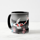 Étang de Koi - ressort - tasse de conception de (Devant gauche)