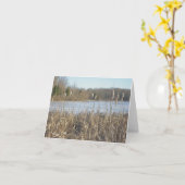 Étang Skymount dans la carte de note de glace (Fleur jaune)