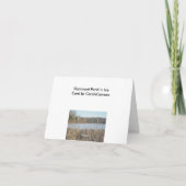 Étang Skymount dans la carte de note de glace (Dos)