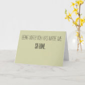 Étant avec vous carte de voeux (Fleur jaune)