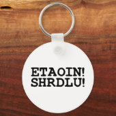 ETAOIN! SHRDLU! SLEUTELHANGER (Voorkant)