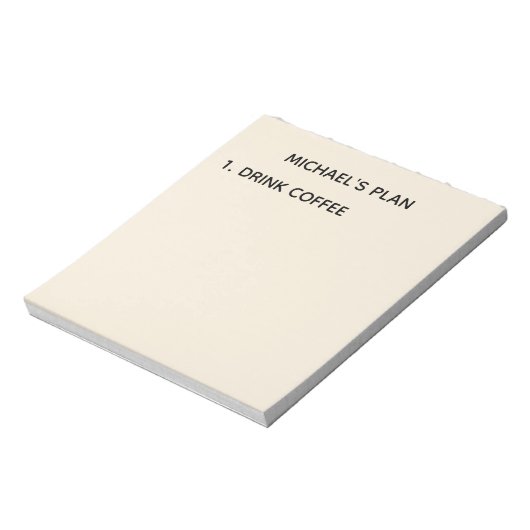 Étape 1 Bloc-notes (Tourné)