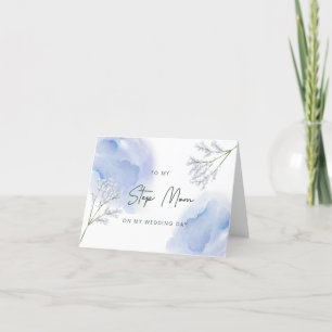 Étape maman ma carte de jour de mariage