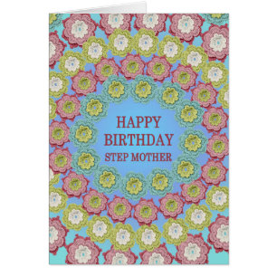 Étape Mère Anniversaire Crochet Fleurs