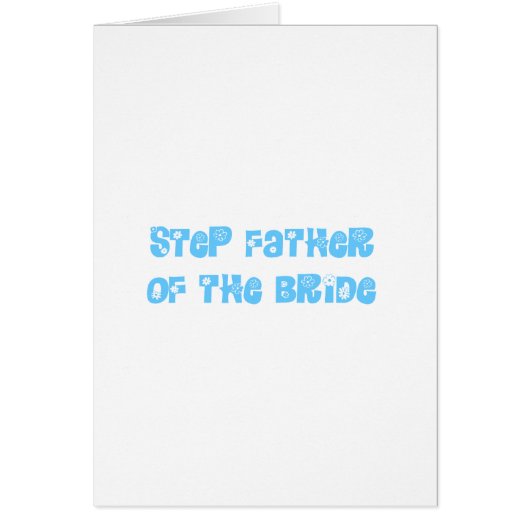 Étape Père de la mariée (Devant)