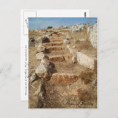 Étapes de la carte postale Galilée (Devant / Derrière)