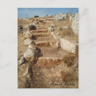Étapes de la carte postale Galilée