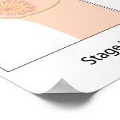 Étapes du cancer du sein Poster (Coin)