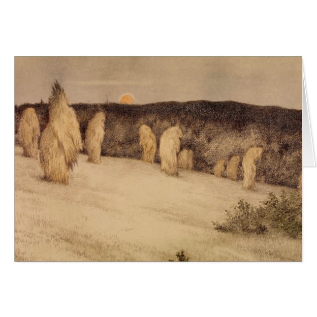 Étapes du grain au clair de lune (Devant horizontal)