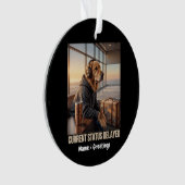État actuel retardé graphique de chien (devant)