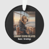 État actuel retardé graphique de chien (devant)