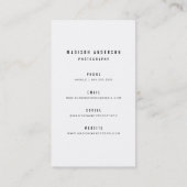 État | Cartes de visite photographiques (Dos)