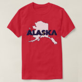 État couleur Alaska Imprimer TShirt (Design devant)