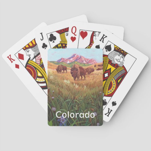 État de cartes de jeu du Colorado (dos)