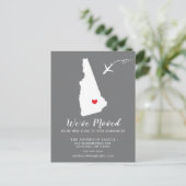 Etat de déménagement NOUVEAU HAMPSHIRE Carte posta (Debout devant)