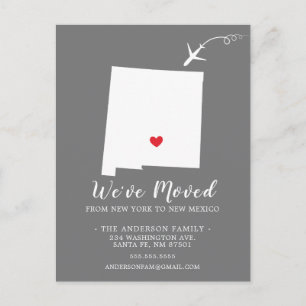 État de déménagement NOUVELLE carte postale MEXICO