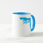 État De Floride Forme Mug (Devant droit)
