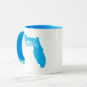 État De Floride Forme Mug (Devant gauche)