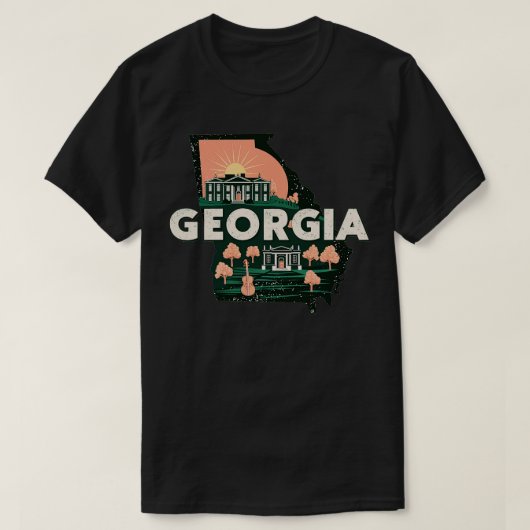 Etat de Géorgie TShirt (Design devant)