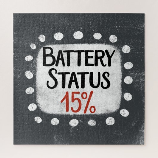 État de la batterie Puzzle 15 % (Vertical)
