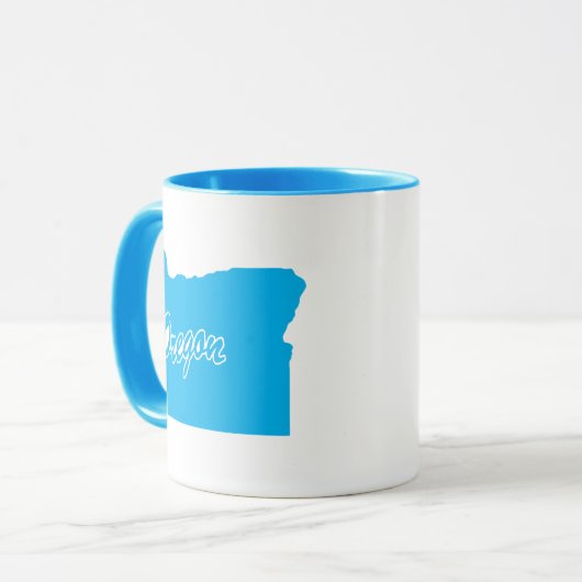 État De La Mug De Forme De L'Oregon (Devant gauche)