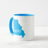 État De La Mug De Forme Missouri (Devant gauche)