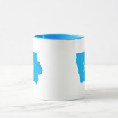 État De La Mug En Forme D'Iowa (Centre)