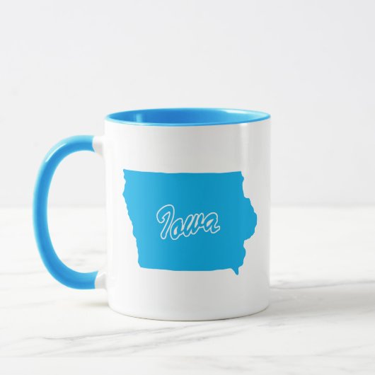 État De La Mug En Forme D'Iowa (Gauche)