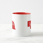 État De La Mug Rouge En Forme De Nebraska (Centre)