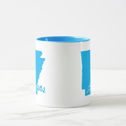 État De L'Arkansas Forme Mug (Centre)