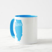 État De L'Illinois En Forme De Mug (Devant gauche)