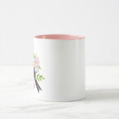 État de l'Iowa Mug - Oiseau d'État et fleurs (Centre)