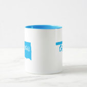 État De L'Oklahoma Forme De Mug (Centre)