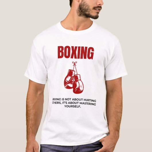 État d'esprit de boxe – T-Shirt Discipline Force C (Devant)