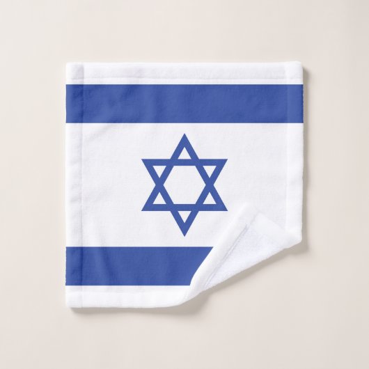 Etat d'Israël Drapeau, Étoile de David Juifs (Gant de toilette)