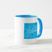 État Du Colorado En Forme De Mug (Devant droit)