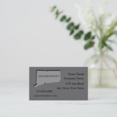 État du Connecticut, Carte de visite en pierre tai (Debout devant)