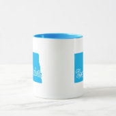 État Du Dakota Du Nord Forme De Mug (Centre)