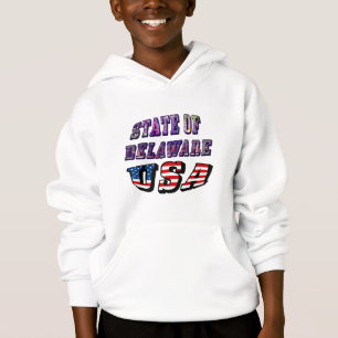Etat du Delaware USA Photo & Flag Text