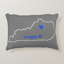 État du Kentucky avec Coussin d'accentuation du co