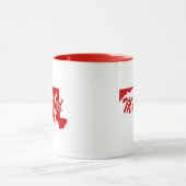 État Du Maryland En Forme De Mug Rouge (Centre)