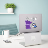 État du Minnesota, Feuille de Stickers Coupe de Mo (Ordinateur portable sur le bureau)