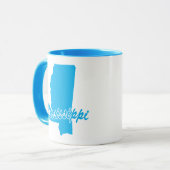 État Du Mississippi Forme De Mug (Devant gauche)