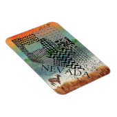 État du Nevada - Magnet de photos du désert (Côté Droit)