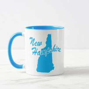 État Du New Hampshire Forme Mug