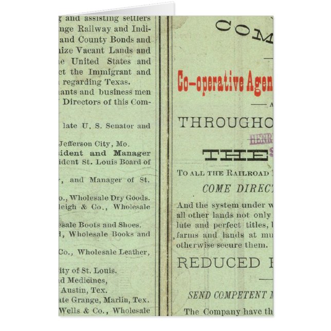 État du Texas (Devant)